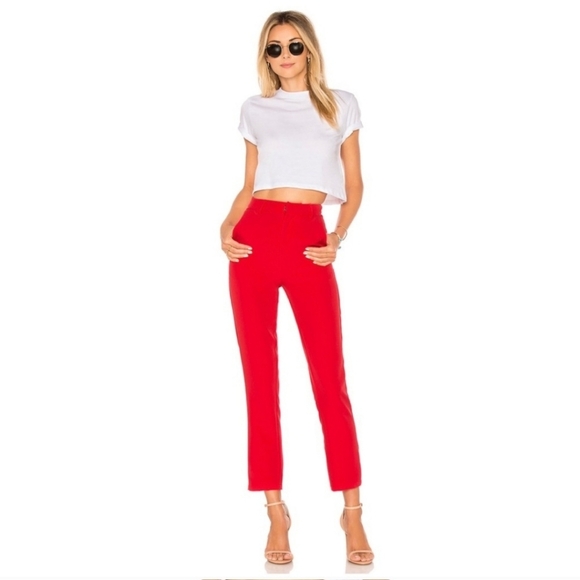 Lovers + Friends Tempo Red Skinny Pants Size XS - Picture 1 of 12